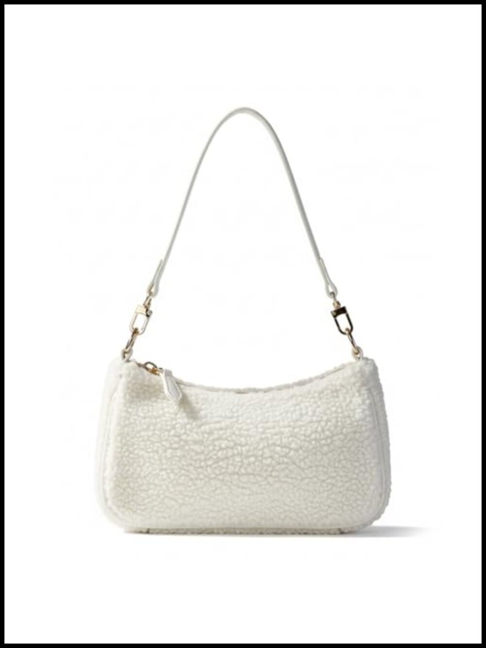 VODIU Sherpa Wool Hobo Bag for Women Tote Crossbody Purse